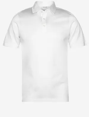 3 Button Polo Shirt Pure White