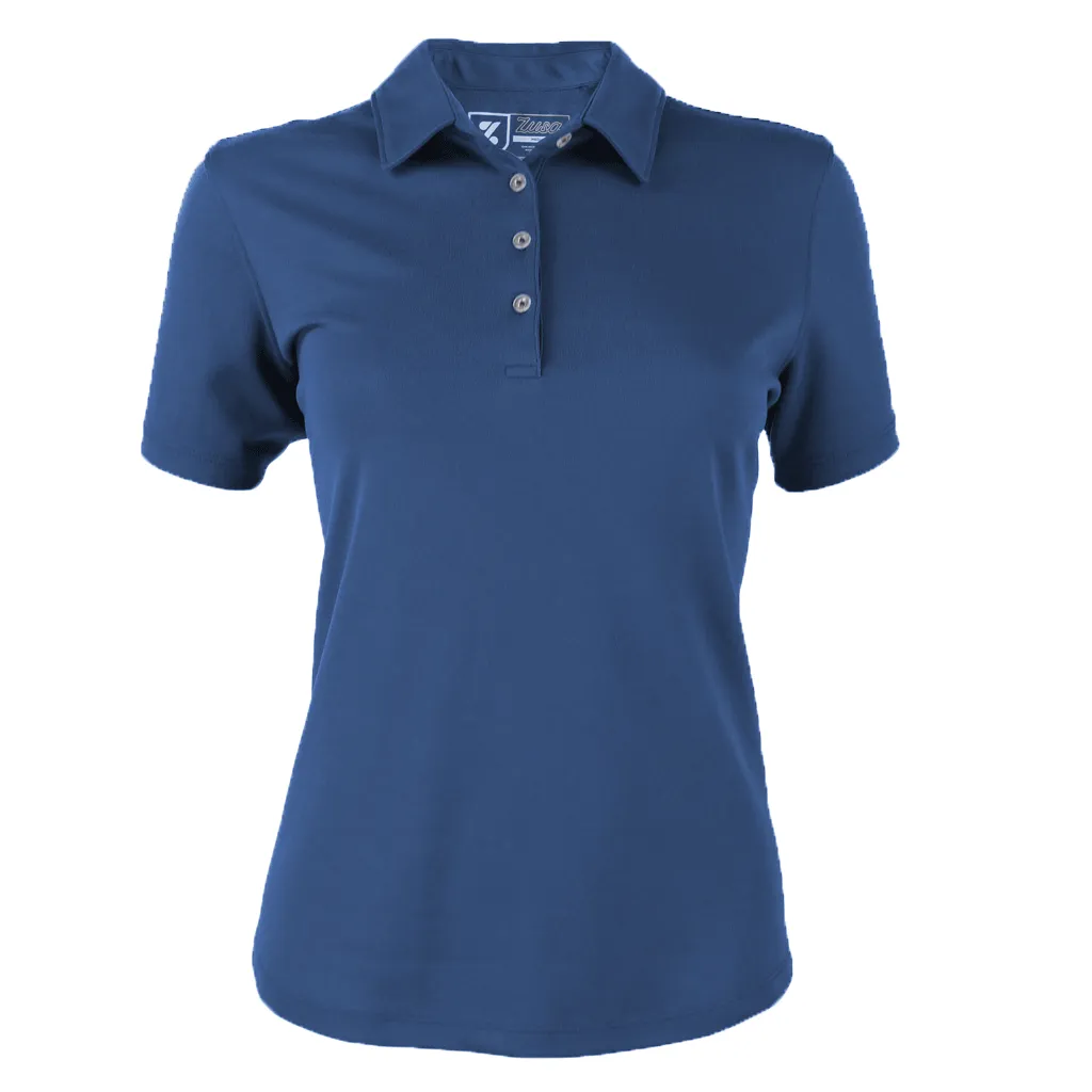 48-Hour Zusa Women's Navy Everyday Pique Polo