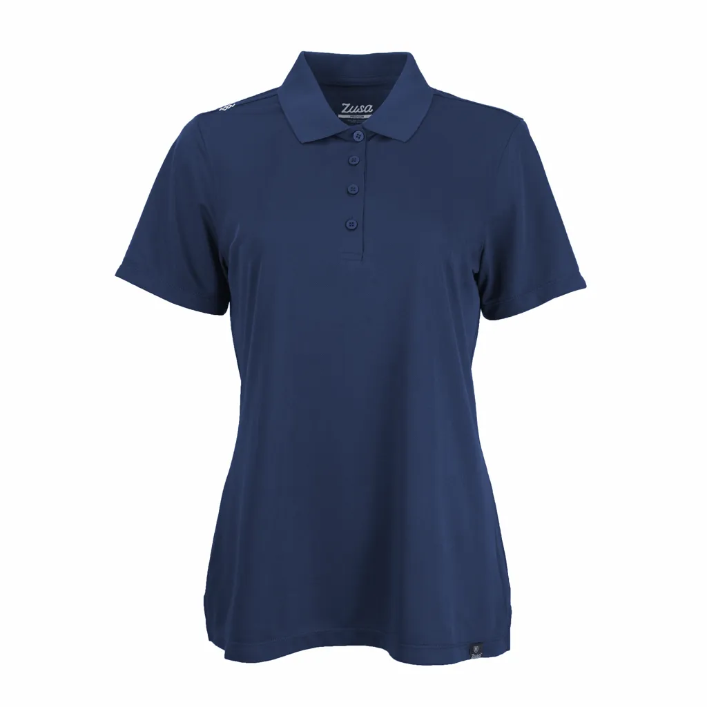 48-Hour Zusa Women's Navy Friday Polo