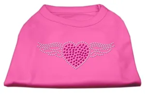 Aviator Rhinestone Shirt Bright Pink XXL (18)