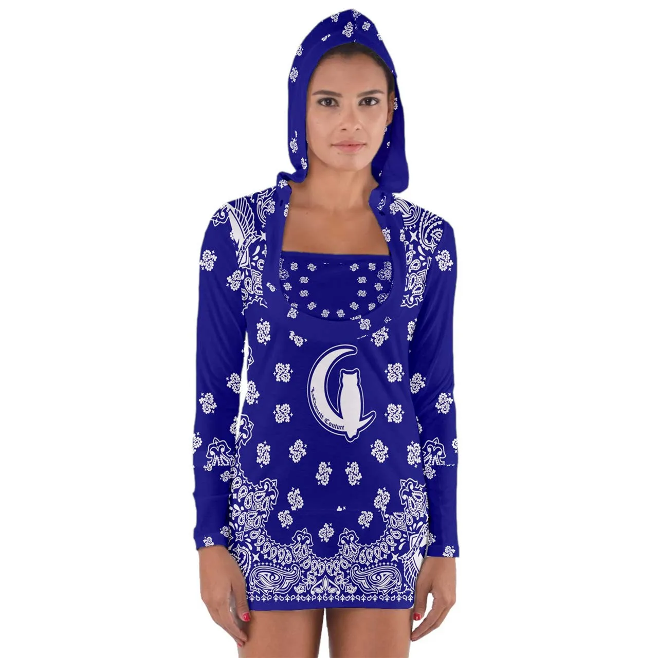 Bandana Cs'up Long Sleeve Hooded T-shirt