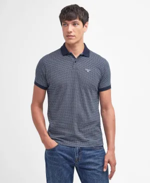 Barbour - Shell Printed Polo, Navy