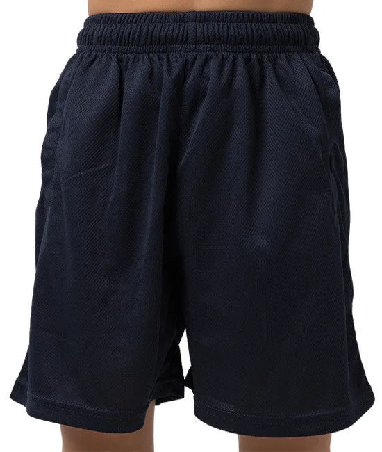 Be Seen Kids Plain Shorts With Elastic Waist (BSS077K)