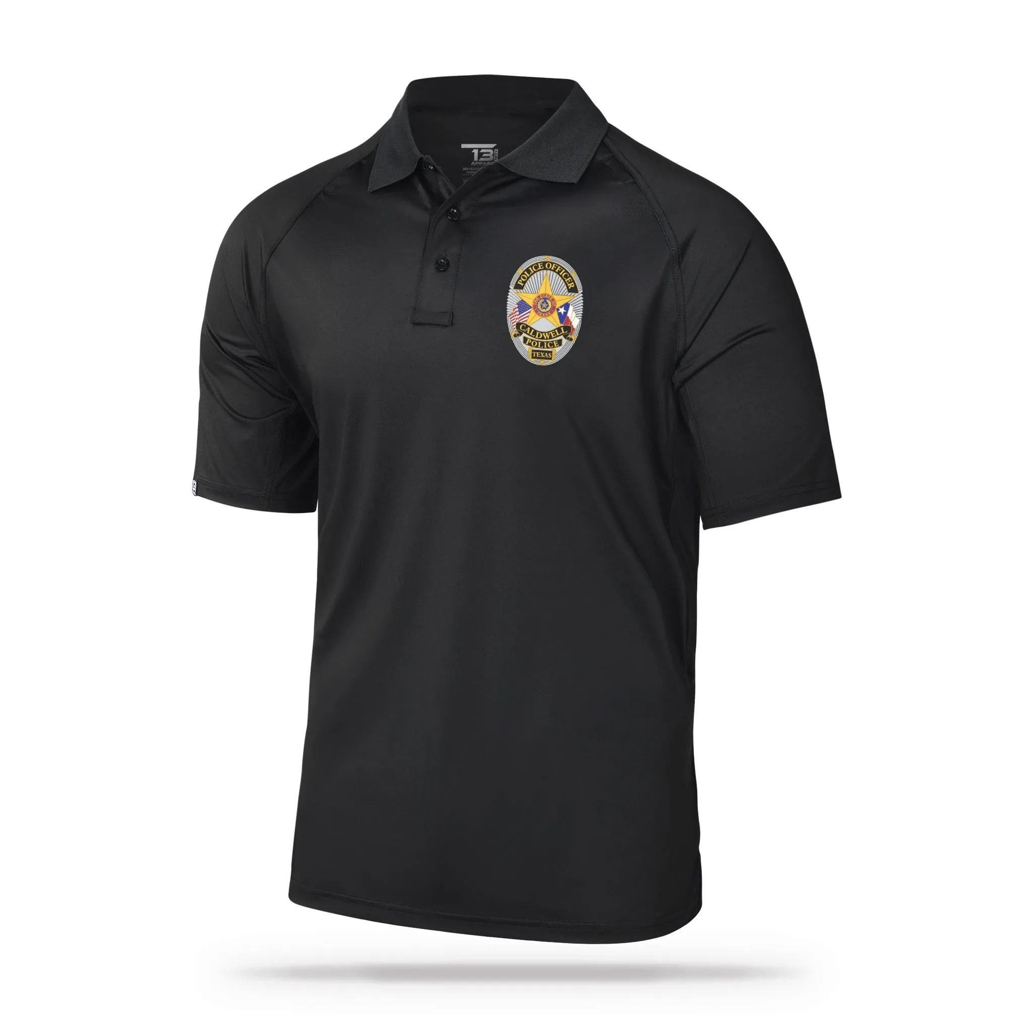 [CALDWELL PD] Performance Polo [BLK/GRY]