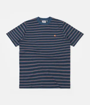 Carhartt Akron T-Shirt - Akron Stripe / Shore