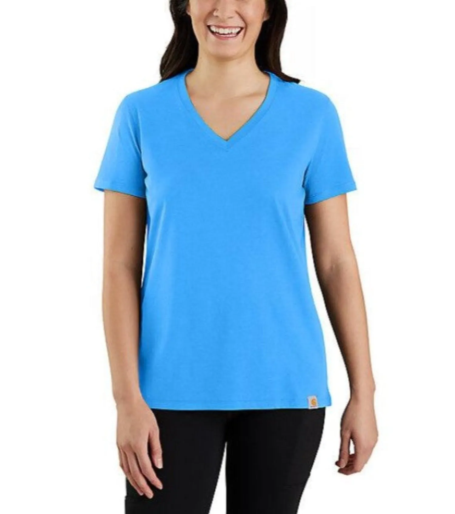 Carhartt Women's Relaxed Fit Short Sleeve V-Neck T-Shirt