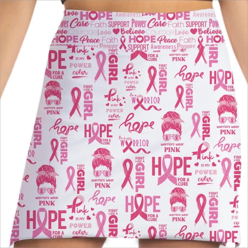 CHOOSE HOPE WHITE SKORT