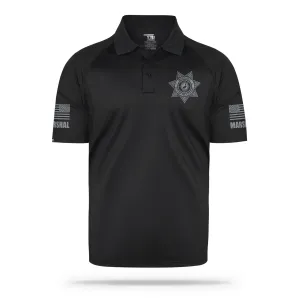 [CITY OF PELICAN BAY] Performance Polo [BLK/GRY]