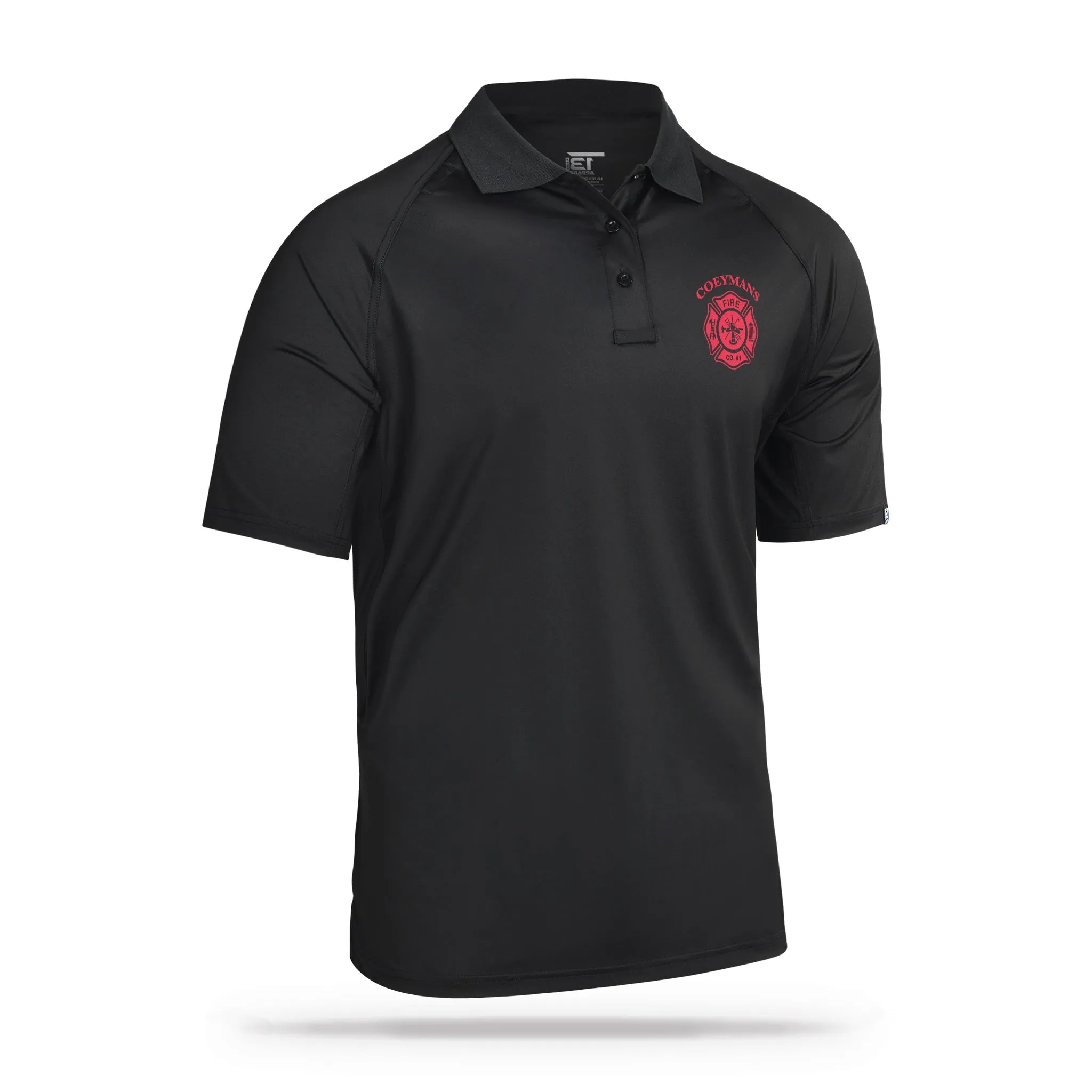 [COEYMANS FIRE COMPANY] Performance Polo [BLACK]