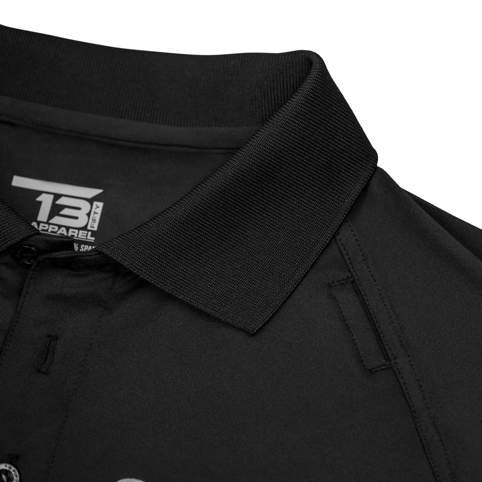 [EMT] Men's Performance Polo [BLK/WHT]