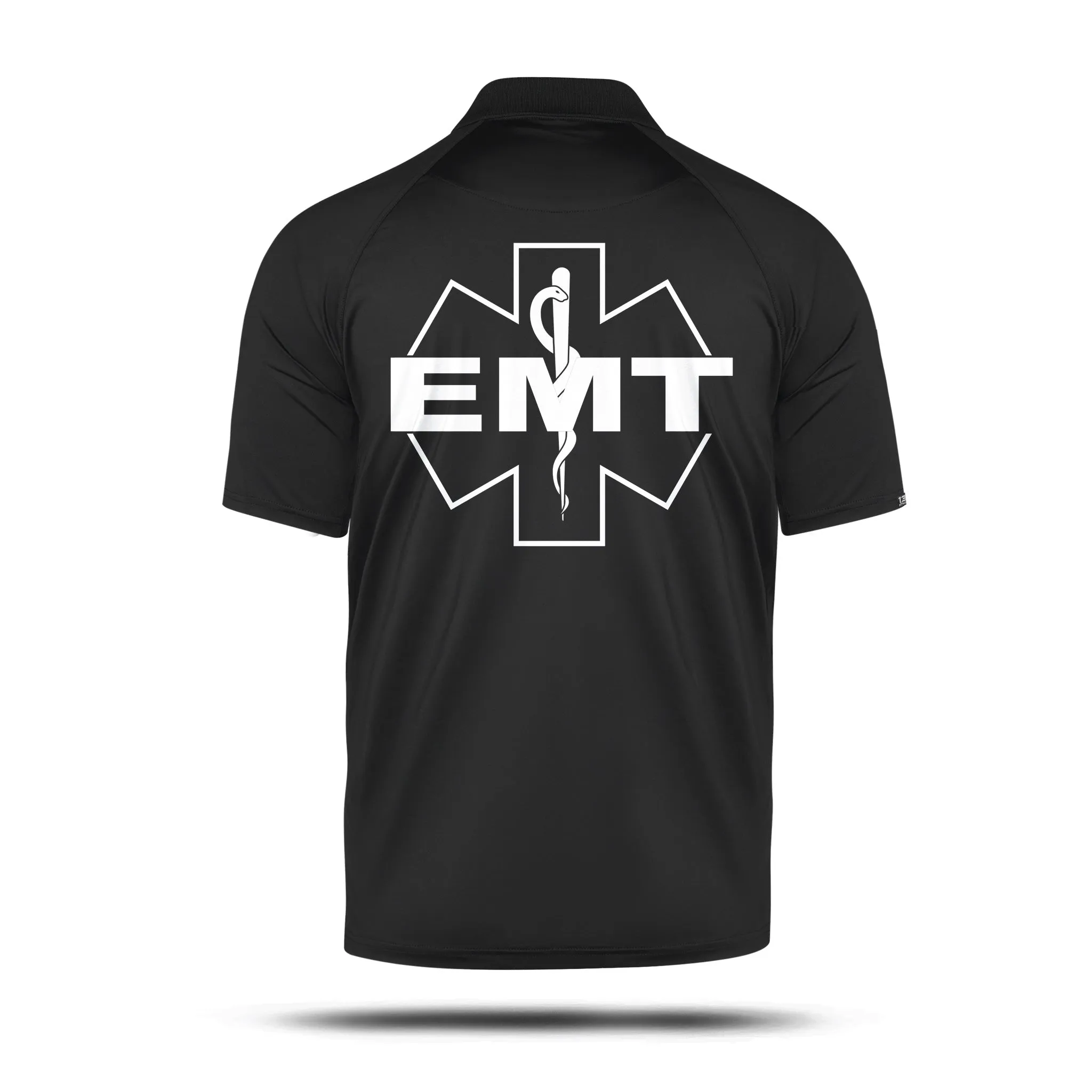 [EMT] Reflective Men's Performance Polo [BLK/REF]