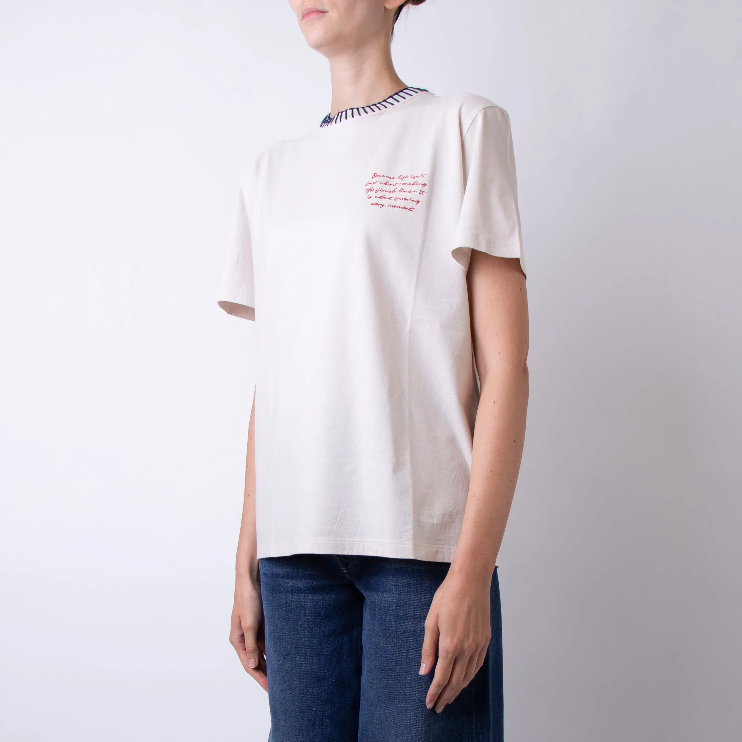 GOLDEN GOOSE T-SHIRT GWP01220.P001628 11946 WHITE