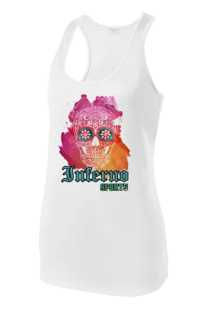 Inferno Sports Watercolor Sugar Skull Tank