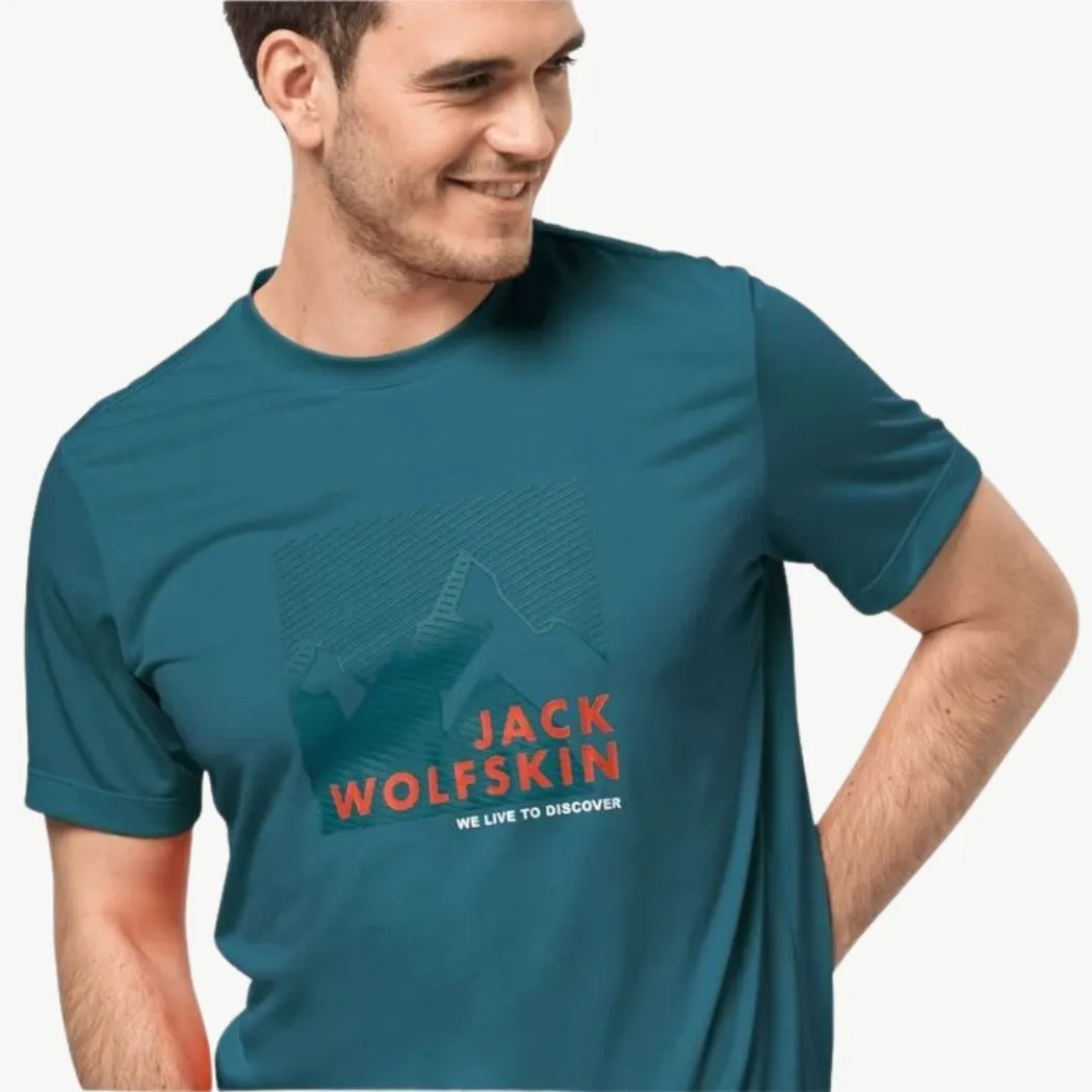 jack wolfskin Hiking Graphic Men's Tee