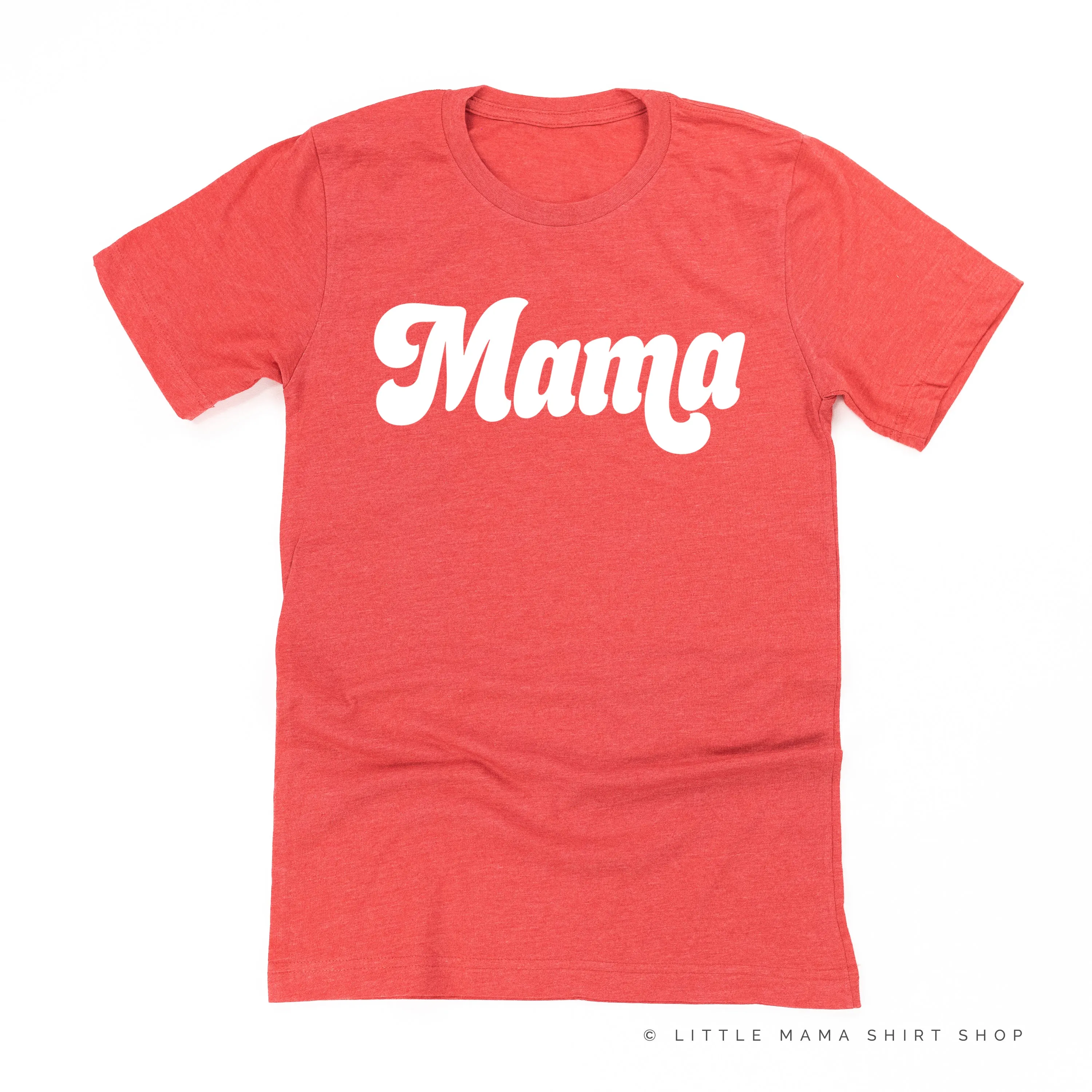 Mama (Retro) - White Design - Unisex Tee