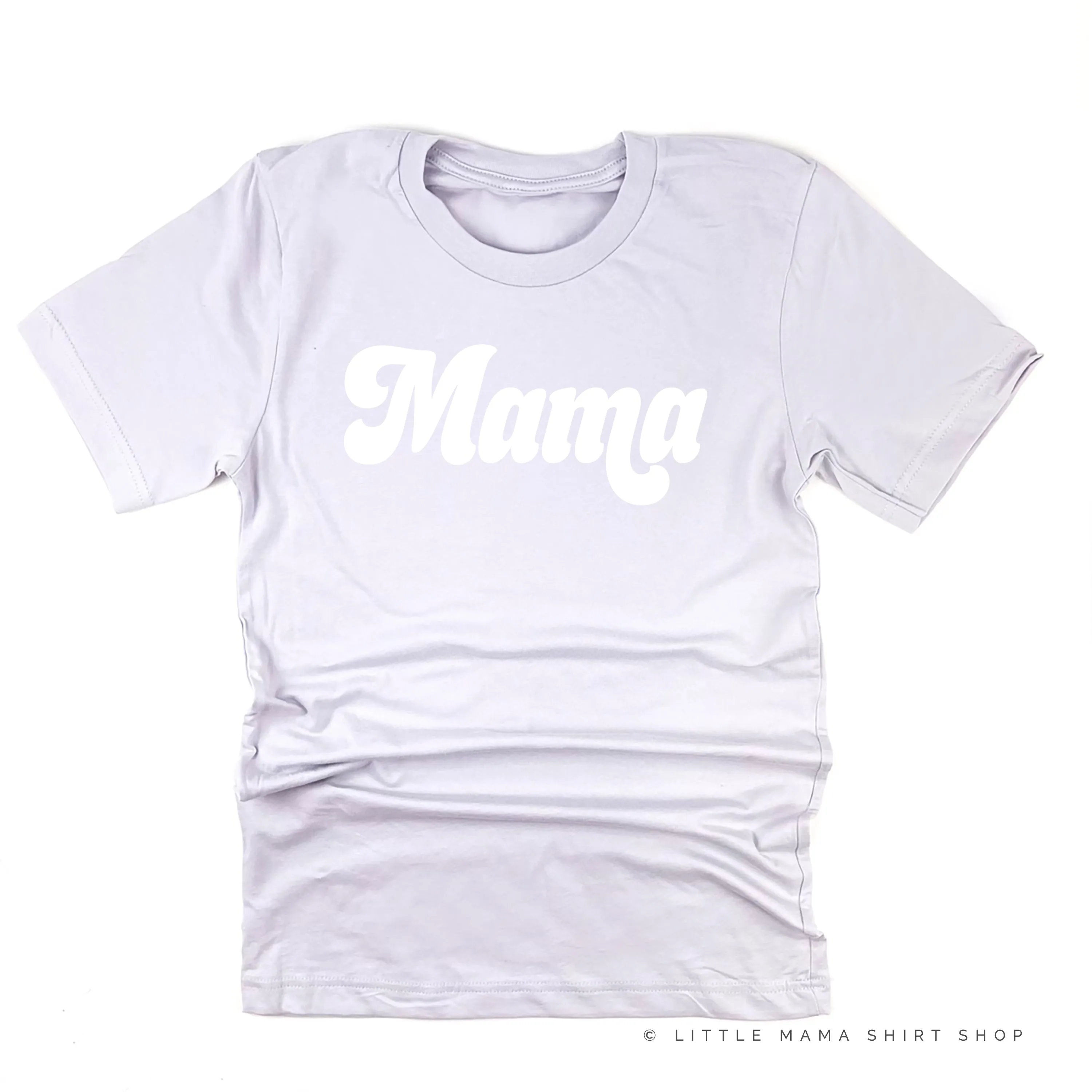 Mama (Retro) - White Design - Unisex Tee