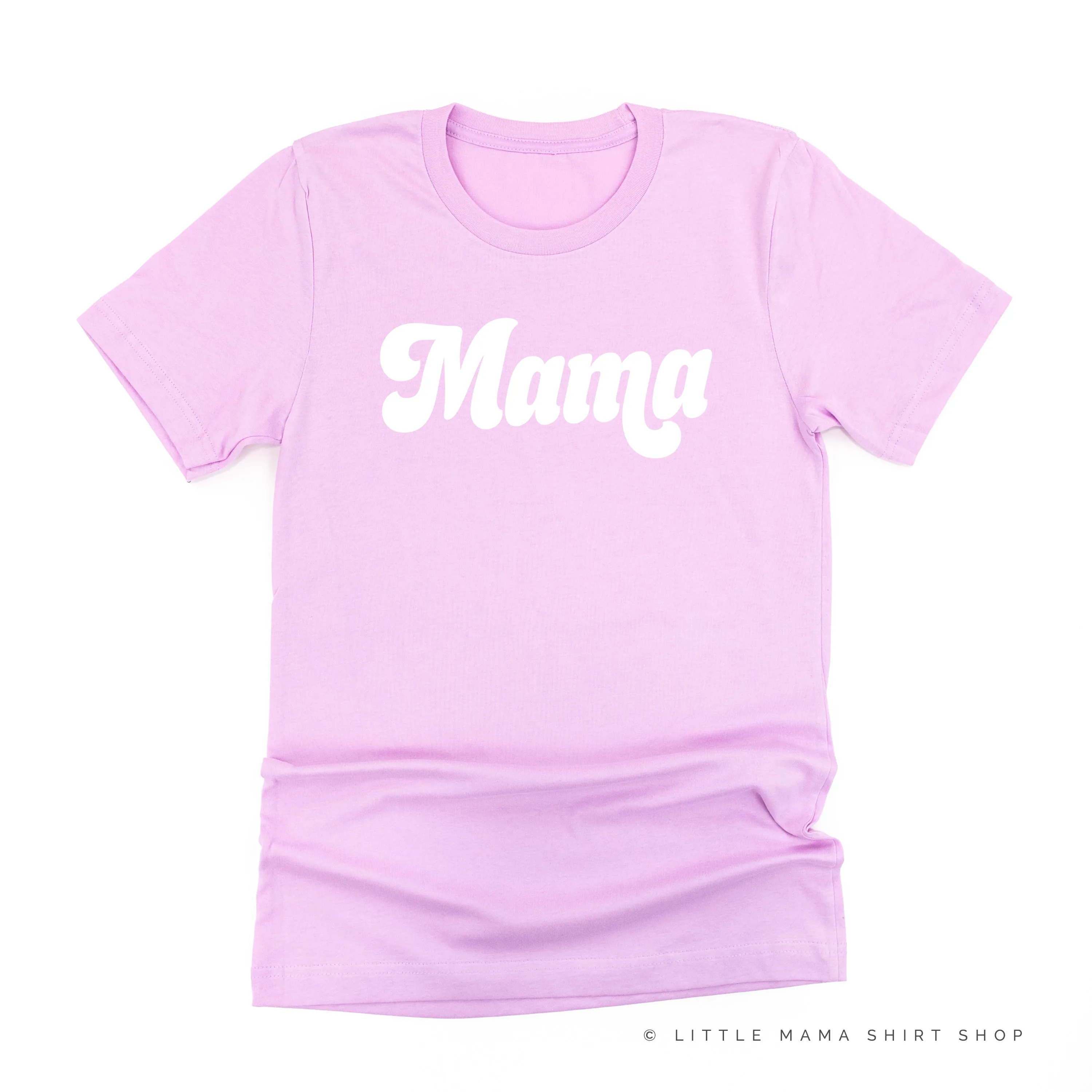 Mama (Retro) - White Design - Unisex Tee