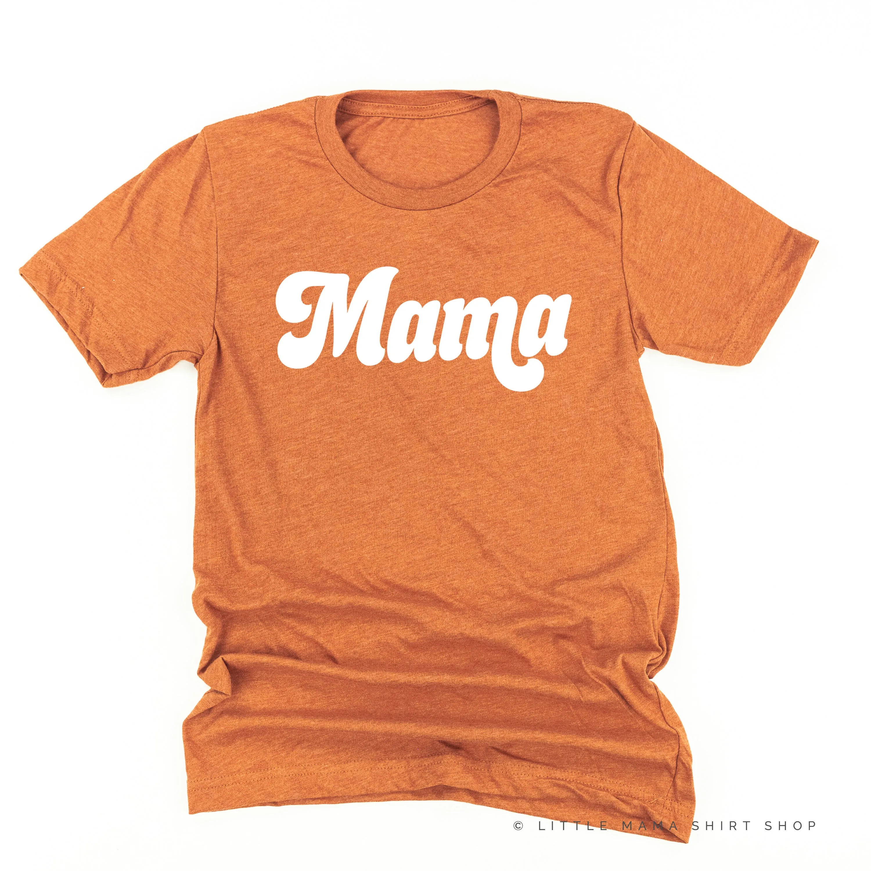 Mama (Retro) - White Design - Unisex Tee