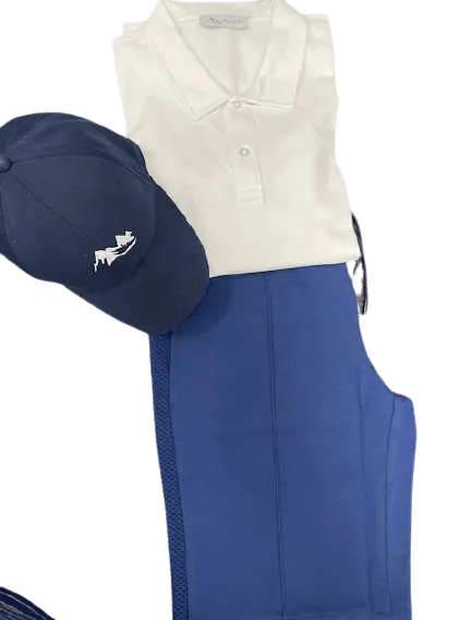 Men's Casual Wear Matched Set - Polo Shirt, 100% Cotton Shorts and Baseball Hat (3 Piece Set)