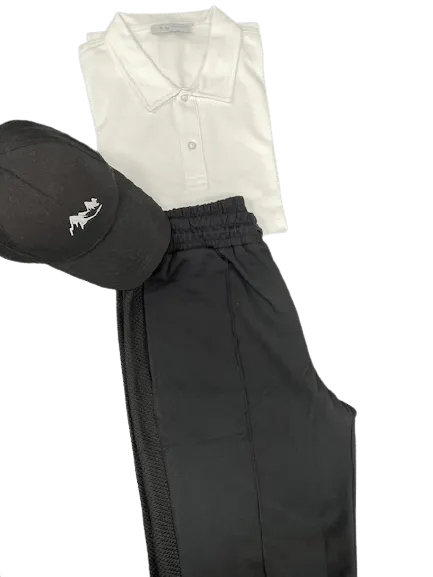 Men's Casual Wear Matched Set - Polo Shirt, 100% Cotton Shorts and Baseball Hat (3 Piece Set)