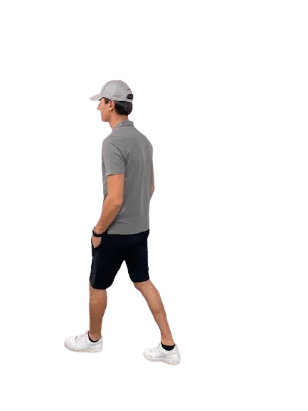 Men's Casual Wear Matched Set - Polo Shirt, 100% Cotton Shorts and Baseball Hat (3 Piece Set)