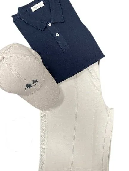 Men's Casual Wear Matched Set - Polo Shirt, 100% Cotton Shorts and Baseball Hat (3 Piece Set)