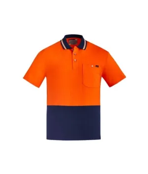 Mens Hi Vis 100% Cotton S/S Polo