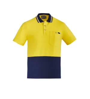 Mens Hi Vis Cotton S/S Polo