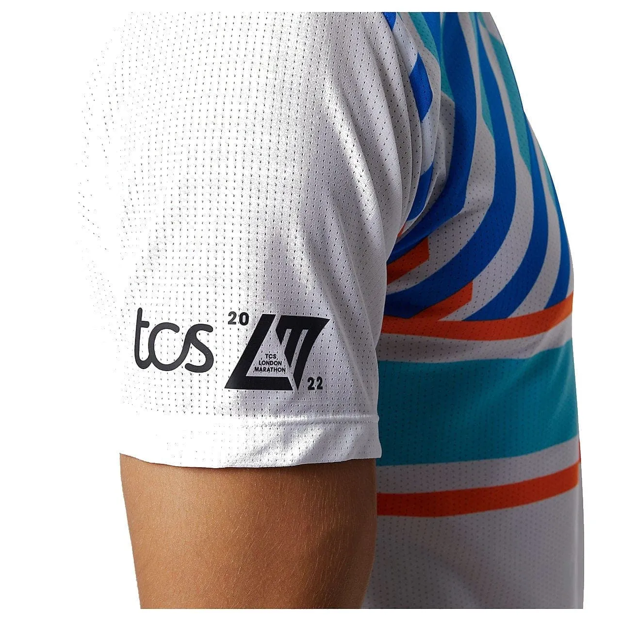 New Balance London Edition Printed Impact Run Short Sleeve (Men's) - White