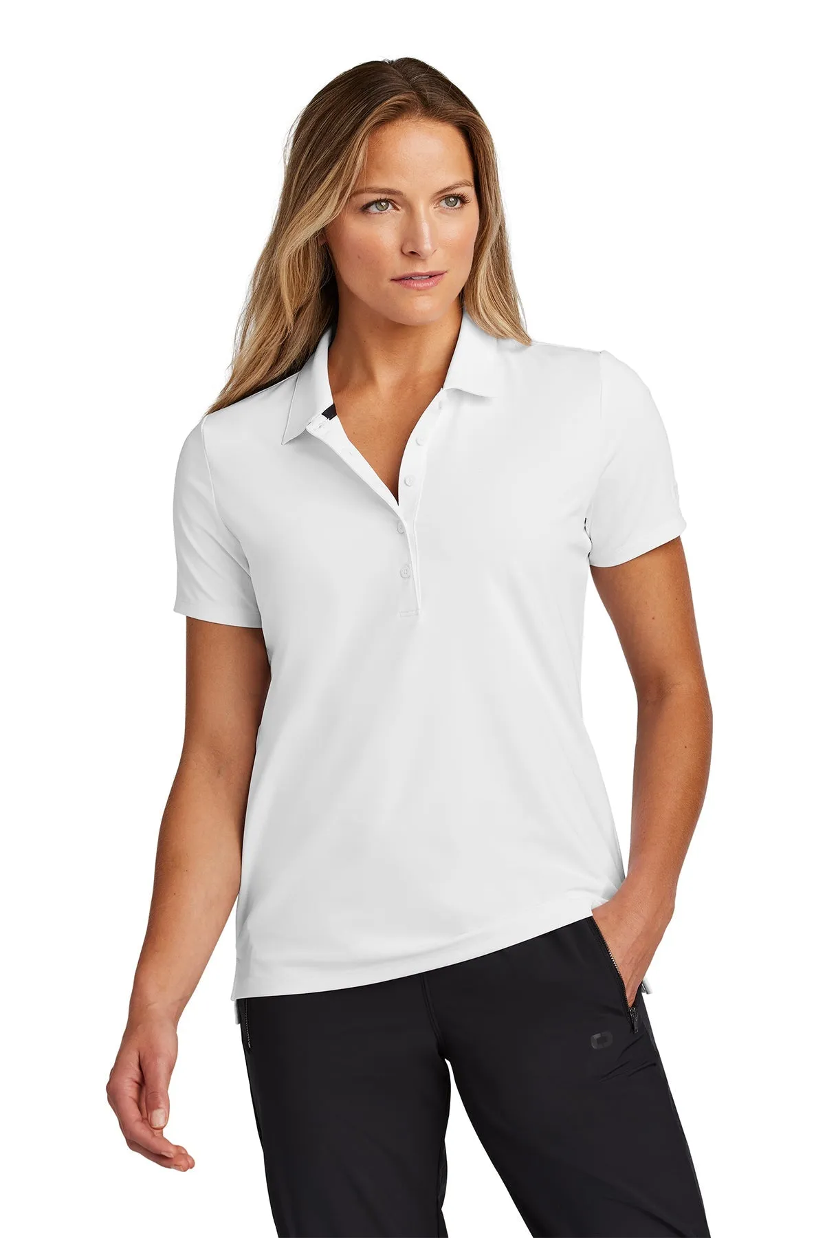 OGIO Ladies Regain Custom Polos, White