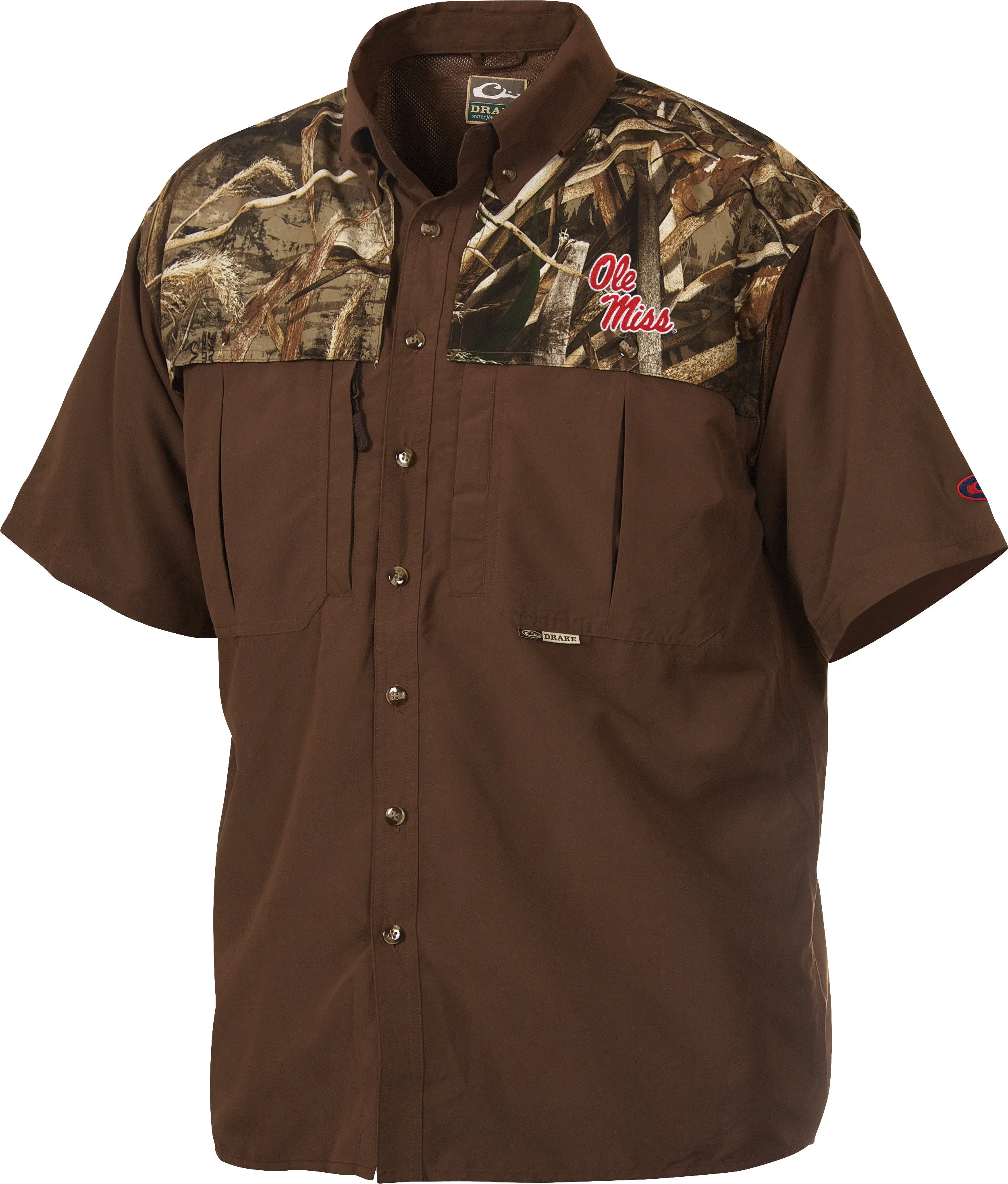 Ole Miss Camo Wingshooter's Shirt S/S