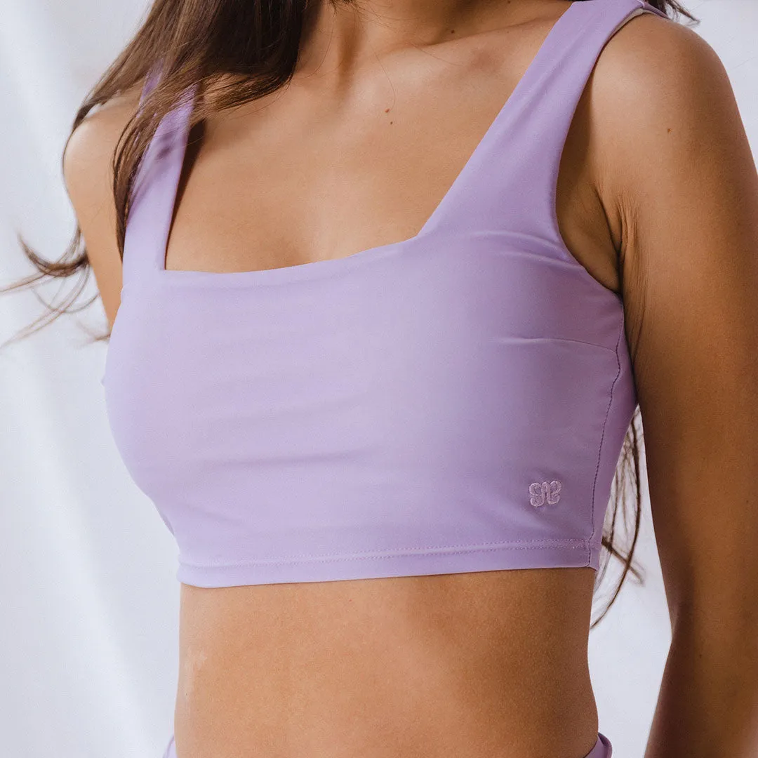 Periwinkle Olivia Swim Crop