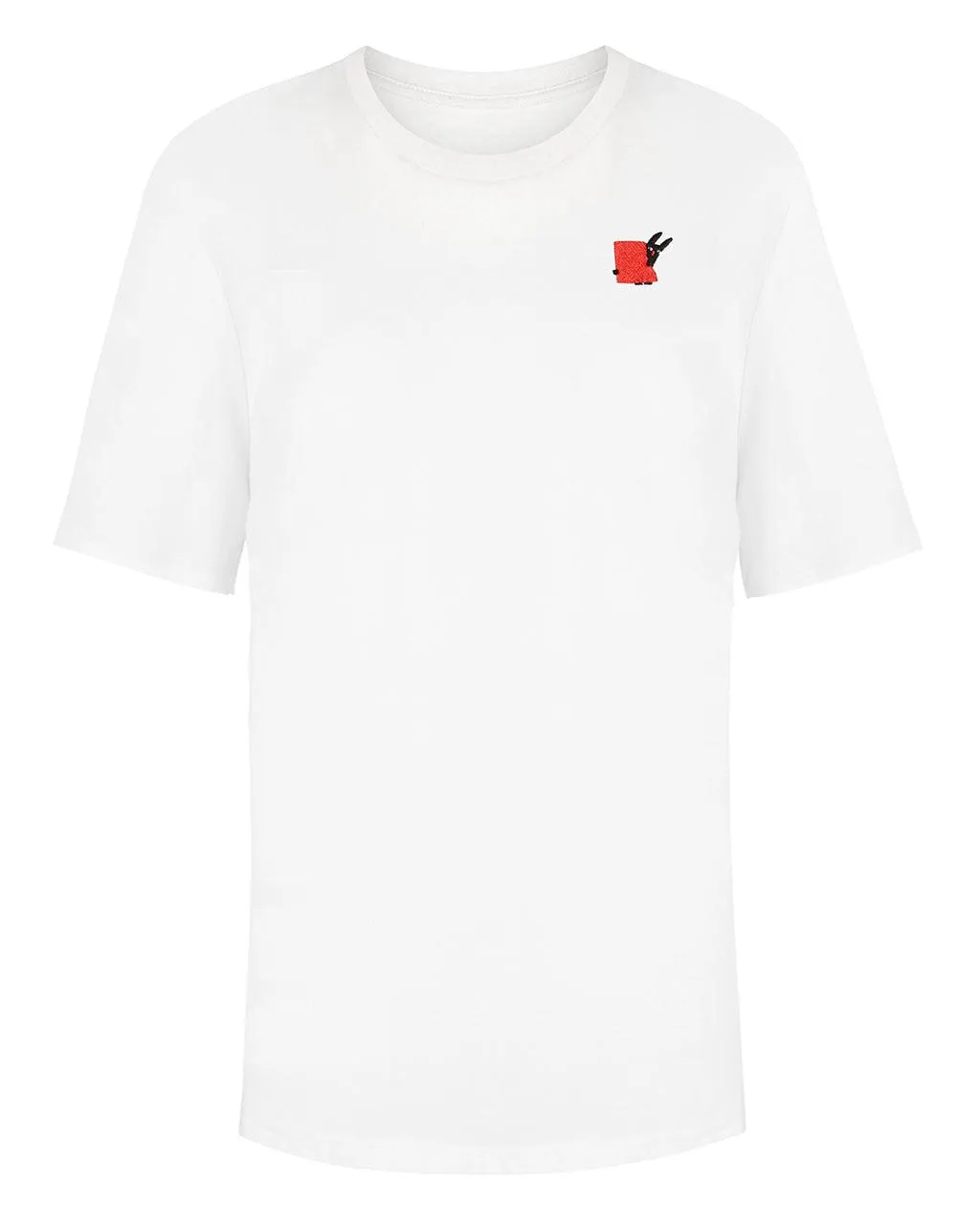 Pierre Buttin Embroidered T-Shirt White