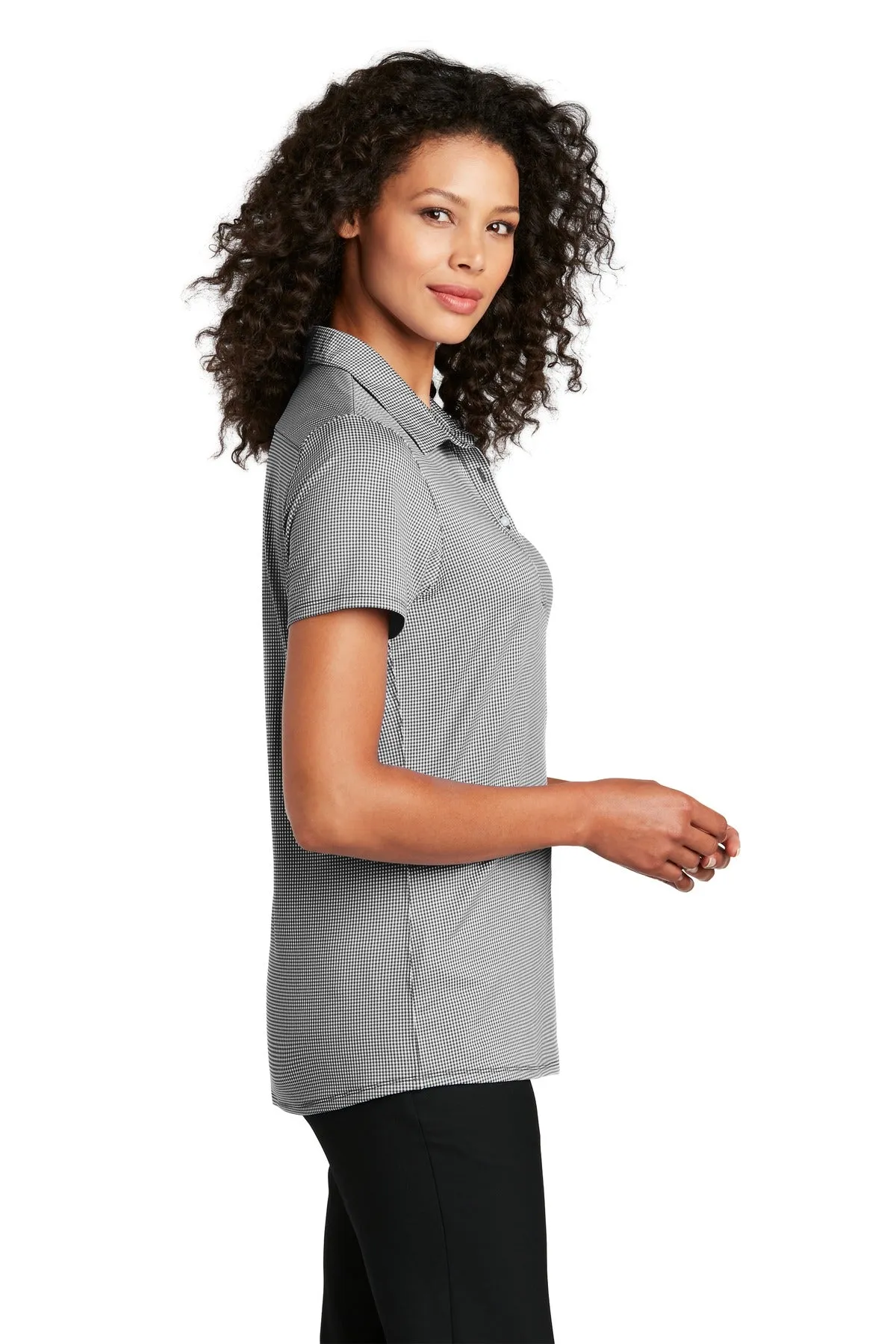 Port Authority ® Ladies Gingham Polo LK646