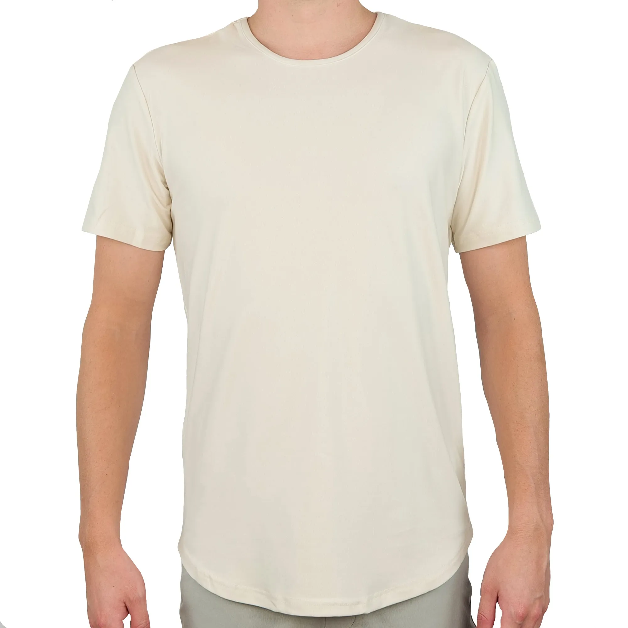 Premium Crew Curve Hem Short Sleeve - Final Sale