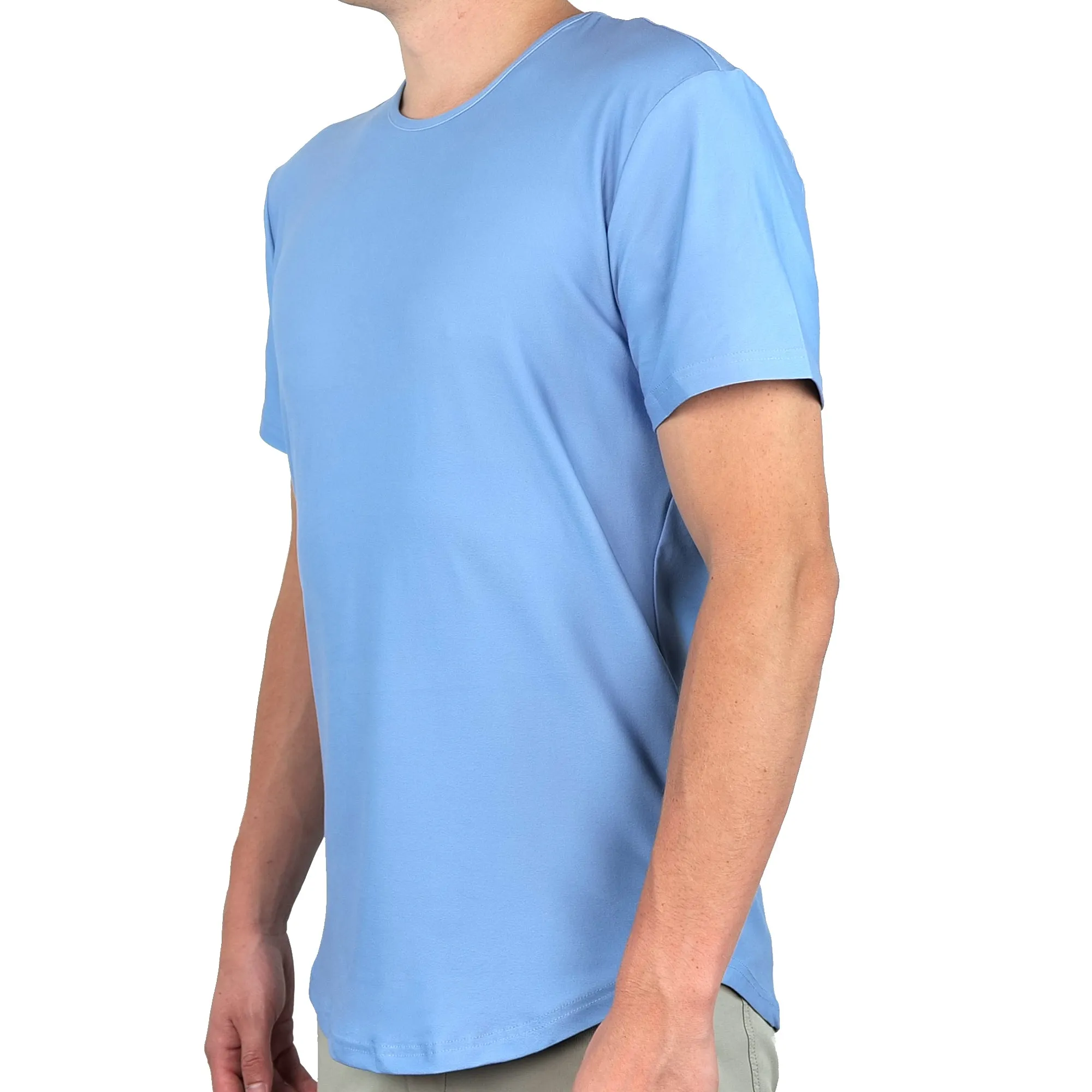 Premium Crew Curve Hem Short Sleeve - Final Sale