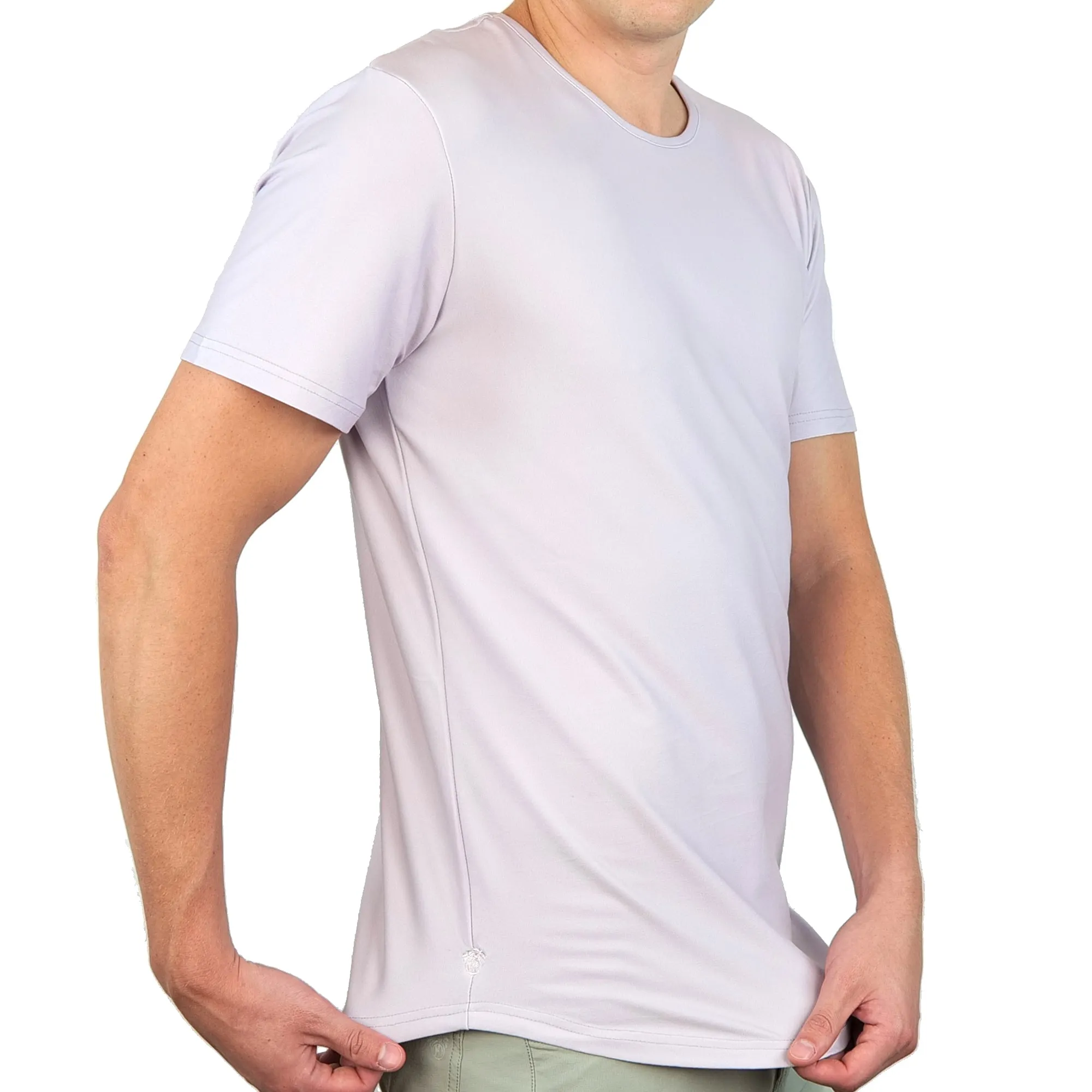 Premium Crew Curve Hem Short Sleeve - Final Sale