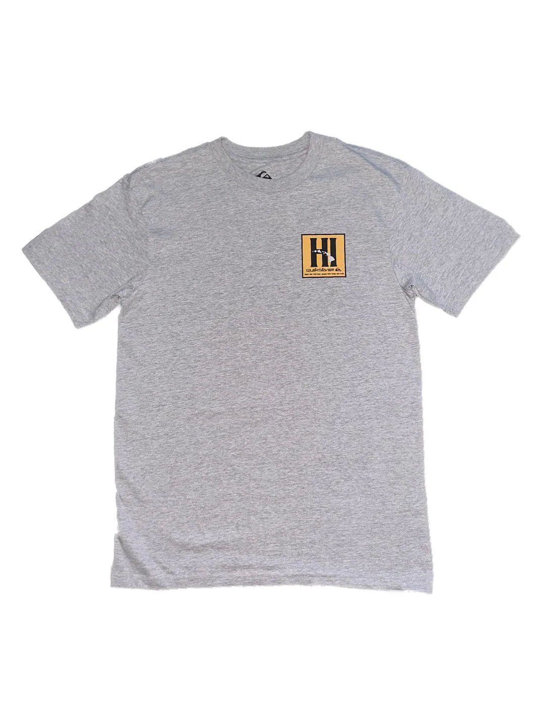 QUIKSILVER HI TAPA BOX TEE - GRAY