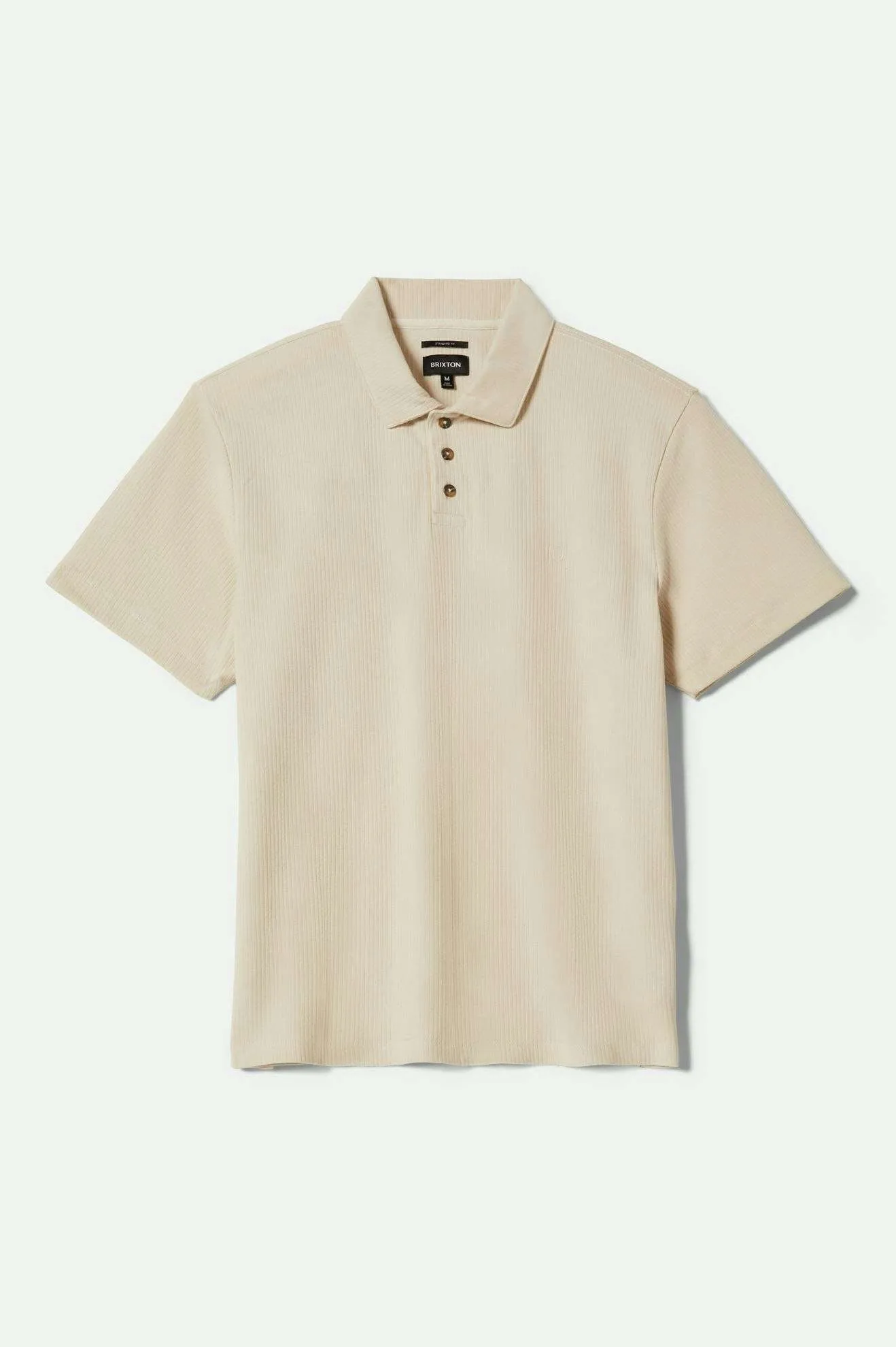 Ribbed City S/S Polo - Whitecap