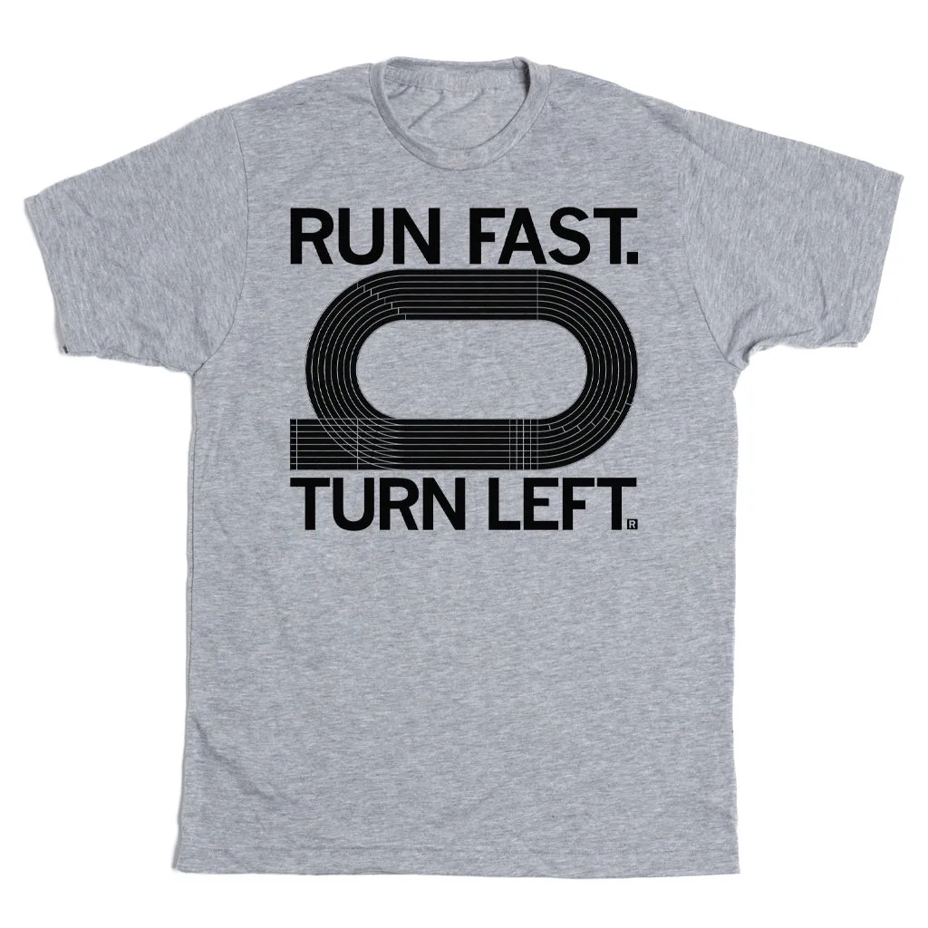 Run Fast Turn Left Black & Grey