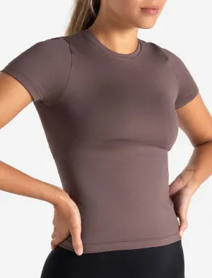 Sculpt Seamless T-Shirt - Mocha