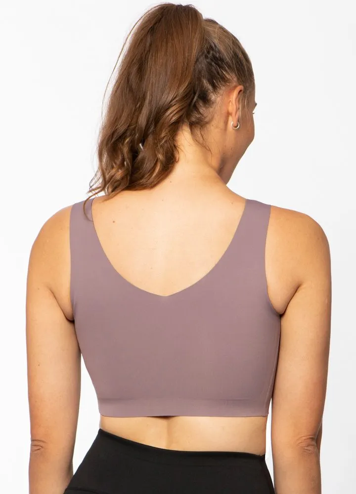 Seamfree Reversible Sports Bra-Violet/Purple