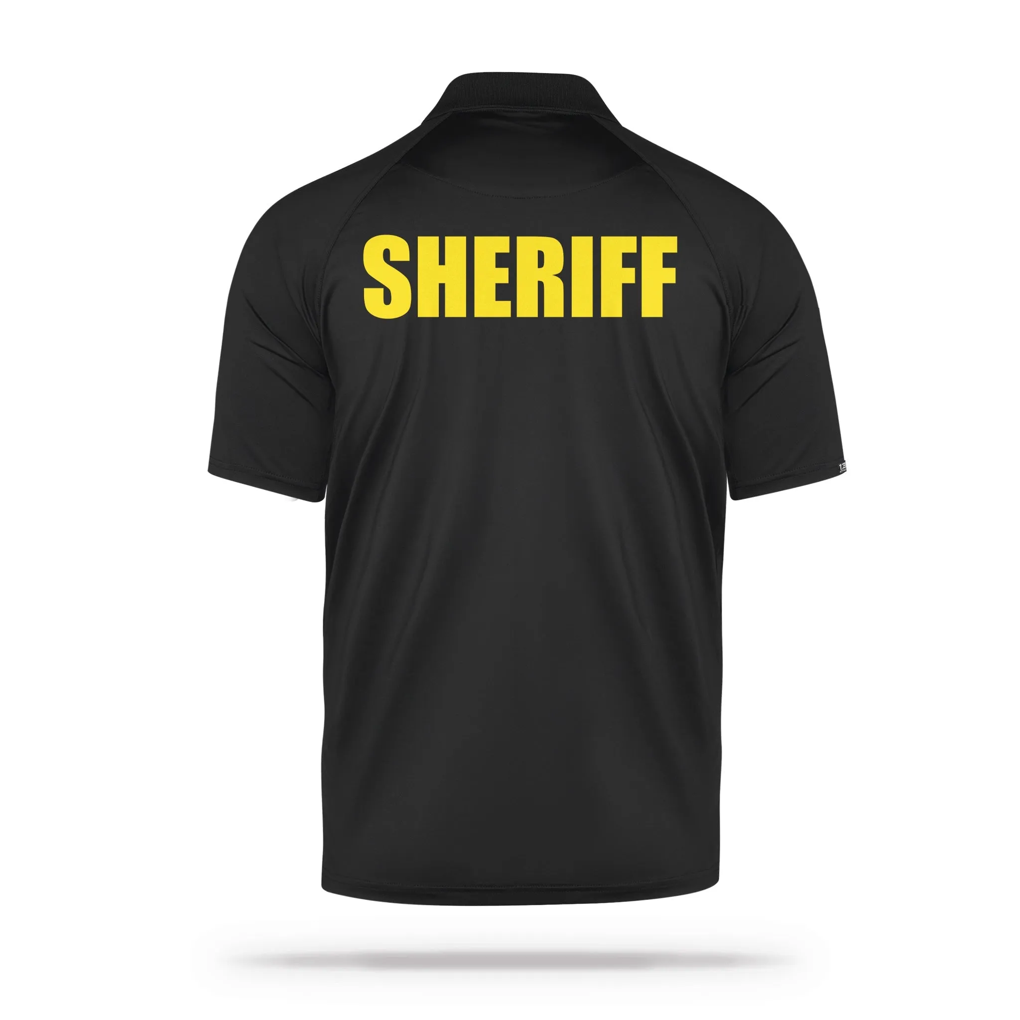 [SHERIFF] Men's Performance Polo [BLK/GLD]