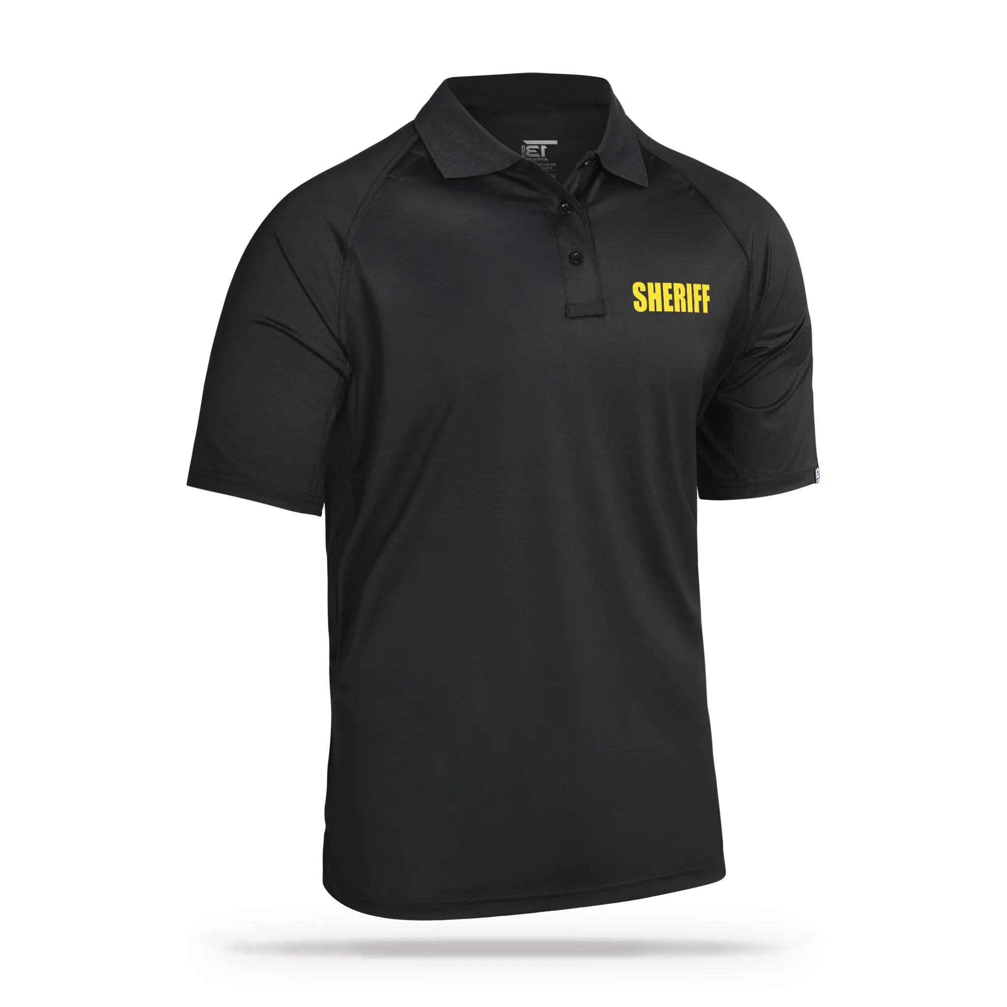 [SHERIFF] Men's Performance Polo [BLK/GLD]