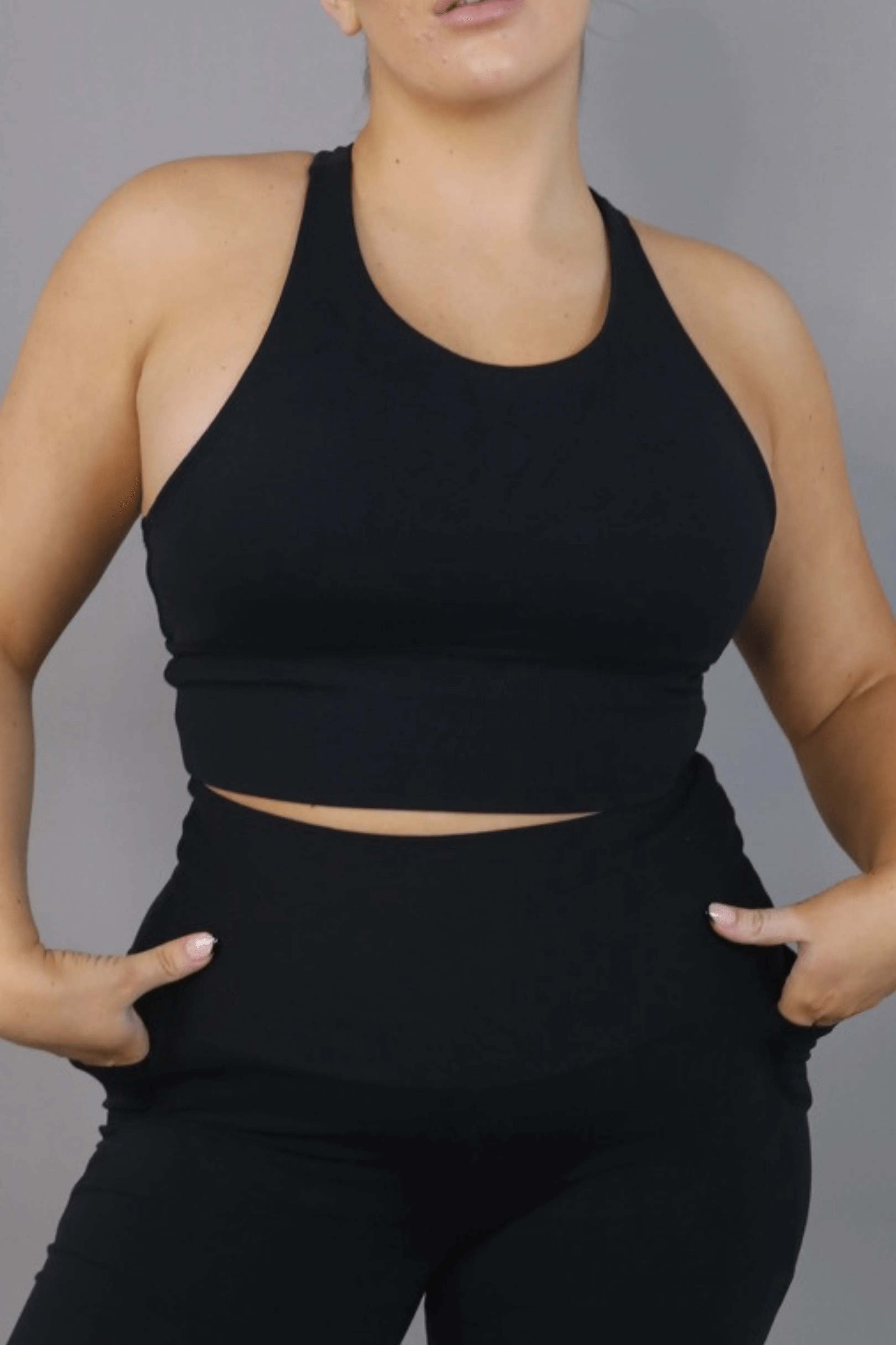 Shift Longline Sports Bra - Black