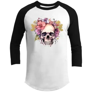 Skull a& Roses T200 3/4 Raglan Sleeve Shirt