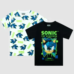 Sonic The Hedgehog T-shirt 2 Pack