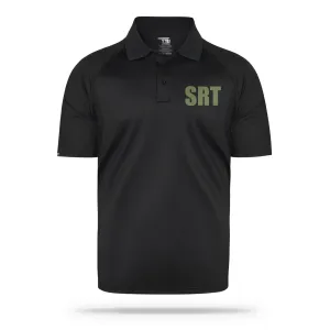 [SRT] Men's Performance Polo [BLK/GRN]