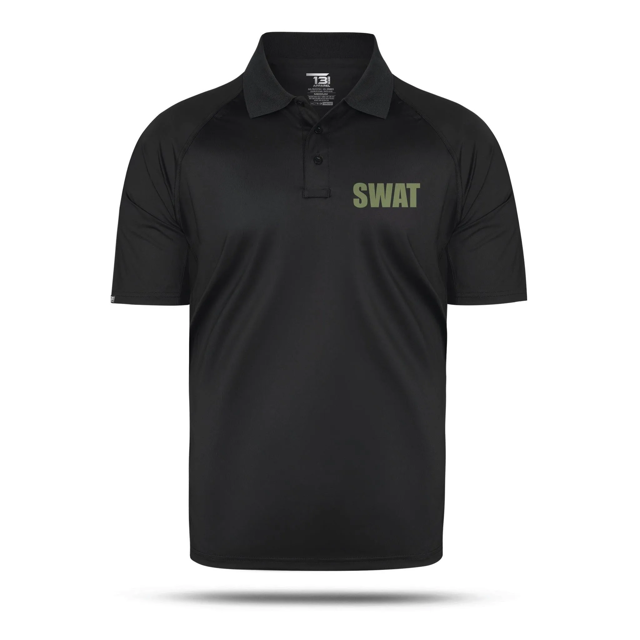 [SWAT] Men's Performance Polo [BLK/GRN]