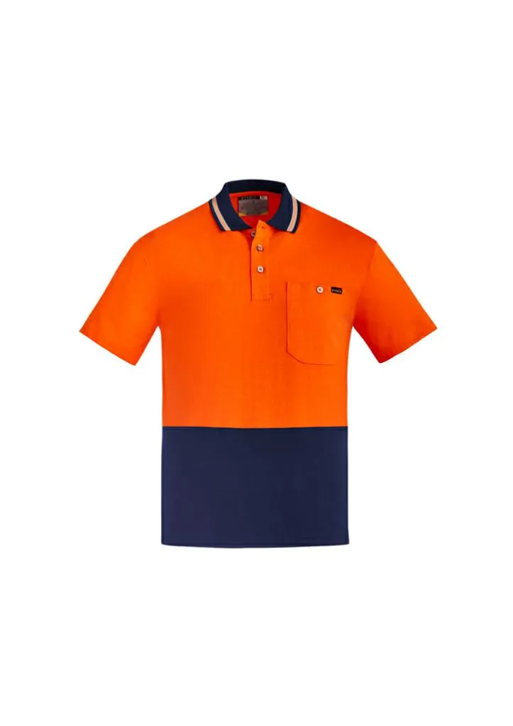 Syzmik ZH435 Mens Hi Vis Cotton S/S Polo